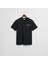 Erkek Siyah Regular Fit Bisiklet Yaka Logolu T-Shirt 4