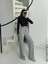 Fitilli Şardonlu Pantolon Gri A4058 1