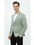 Haki Erkek Italyan Kesim Blazer Ceket – Kol Yamali, Slim Fit, Şık ve Modern Tasarım 3