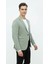 Haki Erkek Italyan Kesim Blazer Ceket – Kol Yamali, Slim Fit, Şık ve Modern Tasarım 4