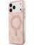 iPhone 17 Pro Max Uyumlu Kılıf Guess Lisanslı M-Safeli Iml Baskılı Klasik Logolu 4g Desenli Pembe 2