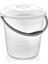 Pratik Kullanımlı 10 Litre Şeffaf Kapaklı Çok Amaçlı Kova 1