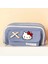Hello Kitty Figürlü 3 Bölmeli Bağcık Süslemeli Kalem Kutusu/çantası AD6124 1