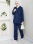 Kadın Pantolonlu Ikili Salaş Kot Takım -PMK488 1
