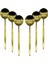 6 Pcs Gold Yemek Kaşık Seti (K95) 1