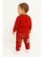 Kırmızı Ayıcık 1-2-3 Yaş Çocuk Alt Üst Takım Pijama Takım 3