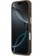 iPhone 17 Uyumlu Kılıf Guess Lisanslı M-Safeli Grained Yazı ve Taşlı 4g Logolu Kapak Kahverengi 5
