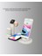 4’lü Apple Kablosuz Şarj Standı iPhone Watch ve Airpods Çoklu Şarjlı 4