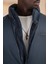 Oversize (Bol Kesim) Dik Yaka Fermuar Kapamalı Şişme Mont 4