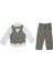Erkek Bebek 4'lü Takım Set (Pantolon+Gömlek+Yelek+Papyon) 12389 1