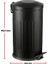 Vintage 16 Lt Yavaş Kapanır Kapaklı Ofis Mutfak Banyo Balkon Çöp Kovası Siyah 6