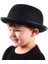 Charlie Chaplin Stil Çocuk Şapkası – Siyah Melon Parti Şapkası 3