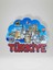 Türkiye Temalı Kabartmalı Polyester Magnet Buzdolabı Süsü 7,5cm x 6,5cm (KOD:974) 1