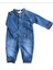Erkek Bebek/çocuk Uzun Kollu Kot (Denim) Bebek Tulumu 4