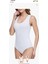 Kadın Elastan Geniş Askılı Beyaz Badi Çıtçıtlı Badi – %94 Pamuk %6 Elastan 2