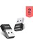 USB A To Type C Dönüştürücü Adaptör Yeni Nesil Şarj Kablo Çevirici Siyah 2 Adet 2