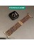 Apple Watch Se 3 40MM ile Uyumlu Leopar Desen Metal Mıknatıslı Kordon Kayış - FC1136 5