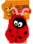 Petzzcats Ladybird Matatabi ve Çıngırak Sesli Peluş Kedi Oyuncağı Kırmızı 11X11 cm 1