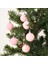 4 cm Ağaç Süsleme Topları 6lı -Pembe- 2