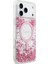 iPhone 17 Pro Max Uyumlu Kılıf Guess Lisanslı M-Safe Özellikli Transparan Resin Bottom Kapak Pembe 4
