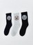 Desenli Erkek Çocuk Soket Çorap 3'lü (W5) 1