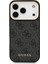 iPhone 17 Pro Uyumlu Kılıf Guess Lisanslı M-Safeli 4g Metal Büyük Logolu Kartlıklı Kapak Siyah 6