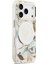 iPhone 17 Pro Max Kılıf Guess Lisanslı M-Safeli Simli Çiçek Desenli Metal Kamera Çerçeveli Beyaz 4