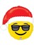 25" Grabo Folyo Balon -Emoji Santa- 63 cm 1