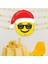 25" Grabo Folyo Balon -Emoji Santa- 63 cm 2