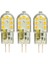 (3 adet) OSAKA 12VOLT 3W Sarı Işık (3000K) G4 Duylu LED Kapsül Ampul 1