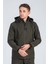 Suya Dayanıklı Slim Fit Softshell Kapüşonlu Erkek Mont 6