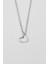 Minimalist Kalp Kolye - Düz Ezme İthal Zincirli Unisex Gümüş Kaplama - 60 cm 1