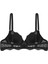 Anna 2735 Dantelli Dekolte Dolgulu Push-Up Sütyen ve Külot Takımı- Siyah 4