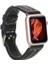 Apple Watch Uyumlu Deri Kordon 42-44-45MM Nm3-As1 Siyah 1