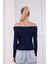 Madonna Yaka Uzun Kollu Fitilli Kadın Bluz 9