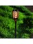 2 Adet Alev Efektli Solar LED Güneş Enerjili Bahçe Lambası Aydınlatması Armatür 50 cm 4