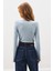 Balıkçı Yaka Bluz Mavi 5