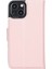 Apple iPhone 13 Mini Uyumlu Deri Cüzdanlı Kılıf Nu2 Pembe 5