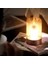 Dimmerli Alev Efektli Masa Lambası Dekoratif Mum 5