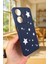 Realme C55 Uyumlu Mini Yıldız Desenli Silikon Darbe Emici Klasik Korumalı Rubber Kılıf 4