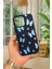 iPhone 14 Plus / 15 Plus - Mavi Kelebek Desenli Silikon Darbe Emici Klasik Korumalı Rubber Kılıf 1