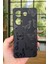 Tecno Camon 20 Pro Uyumlu Siyah Kelebek Desenli Silikon Darbe Emici Klasik Korumalı Rubber Kılıf 2