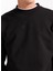Yuvarlak Yaka Siyah Erkek Sweatshırt 261 Lcm 241042 Dorres Siyah 4