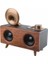 Bluetooth Nostalji Speaker Radyo Gramofon Ahşap Renk Vintage - M144R527-K62144 3