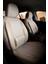 Honda Jazz Uyumlu Yarı Deri Oto Koltuk Kılıfı Ön/arka Set Neta Seri Bej 2