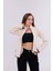 Kadın Slim Fit Tam Fermuarlı Polar Ceket 7