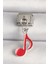 Bfs 316L Çelik Gümüş Renk Kırmızı Müzik Nota Model Nomination Charm 1
