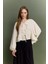 Regular Fit V Yaka Müslin Önden Bağlamalı Uzun Kollu Tunik F9173AX25AU 1