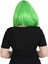Küt Kahküllü Fiber Sentetik Peruk - Neon Yeşil 4