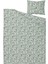 Rodgersıa Tek Kişilik Nevresim Seti Yeşil Beyaz 150 x 200 / 50 x 60 cm 6